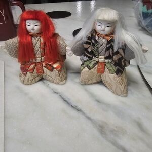 Japanese Doll Ichimatsu Doll HIna Doll Girls Festival Vintage Kabuki Noh Lion